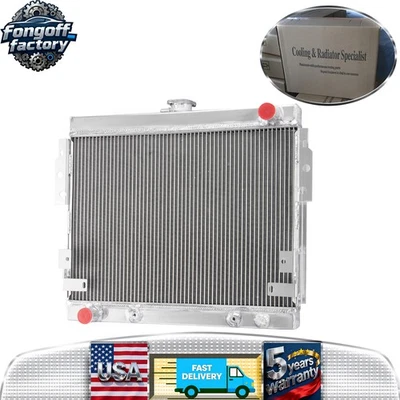 4 Core Radiator For 1975-78 Ford Mustang II Ghia Base 5.0L V8 Engine Foto 1 de 4