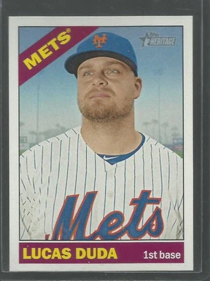 2015 Topps Heritage #395 Lucas Duda NM-MT Mets - Image 1 of 2