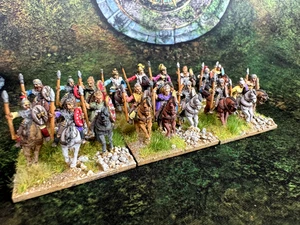 15mm Gallic Cavalry, professionally painted by Tarnowski 6 bases, 40mm X 30mm - Picture 1 of 3