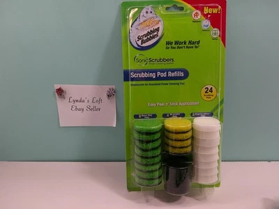 NOVO no Pacote Bolhas de Esfregar Esfoliantes Sônicos Almofada de Esfregar Refil 24 unidades  - Imagem 1 de 4