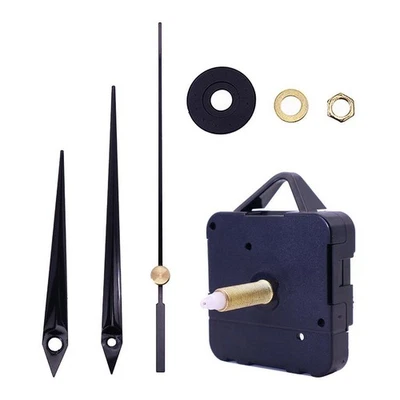 Horloge Murale à Quartz, Mouvement, Mécanisme D'aiguilles Noires, Kit de - Photo 1/4