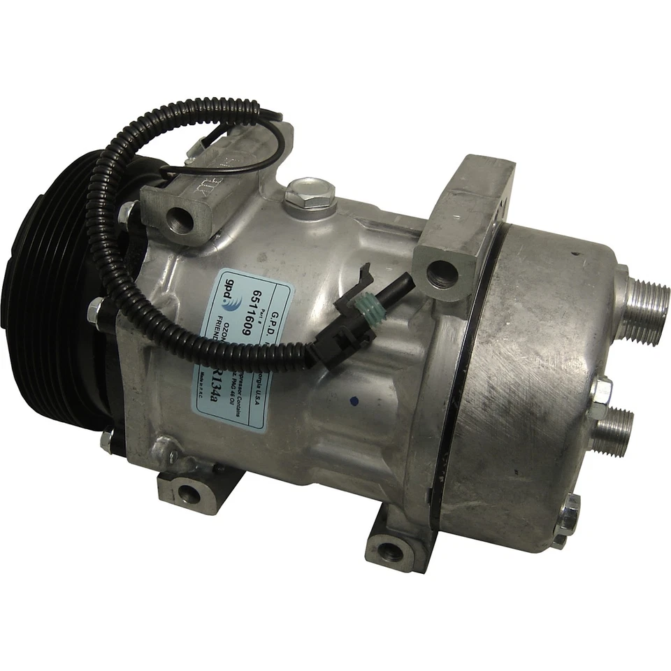 GPD 6511609 A/C AC Compressor With clutch for Jeep Cherokee Wrangler 1995 - Image 1 of 1