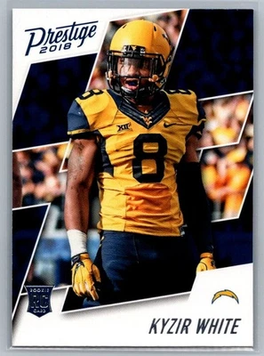 Kyzir White #299, Rookie, Los Angeles Chargers, 2018 Panini Prestige - Image 1 of 2