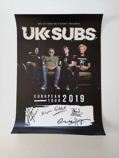 UK Subs - European Tour 2019 Poster - Image 1 of 3