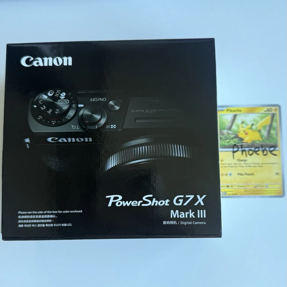 "NOVSAVE" $100 OFF - BRAND NEW Canon PowerShot G7X Mark III 20.1MP Camera Black - Image 1 of 2