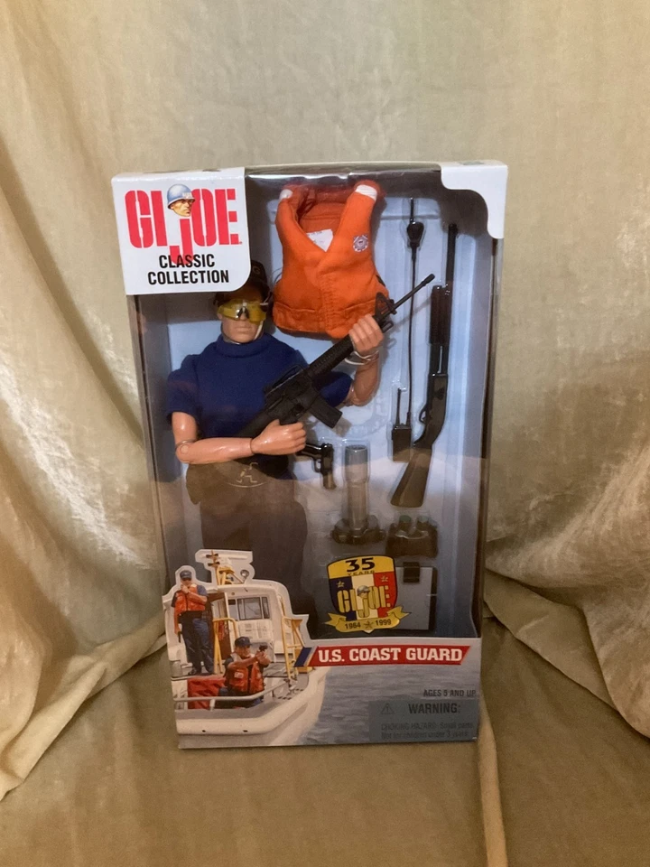 GI JOE US COAST GUARD COLEÇÃO CLÁSSICA 1999 KENNER HASBRO - Imagem 1 de 4