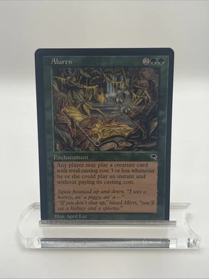 Aluren Tempest 1997 Near Mint Mtg Magic The Gathering Illus. April Lee - Image 1 of 4