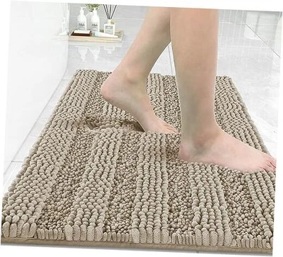  Bathroom Rug Mat 32 x 20, Non Slip and Super Absorbent Bath 32" x 20" Camel - Imagem 1 de 4