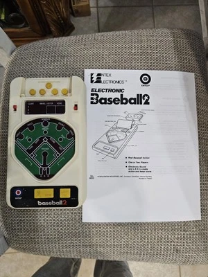 Pelota base electrónica vintage 1979 ENTEX 2 juego manual ~ PARA REPUESTOS Foto 1 de 2