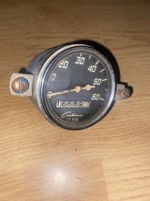 1960s CUSHMAN OEM FACTORY SPEEDOMETER 17-516 - Image 1 of 4