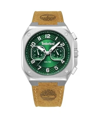 TIMBERLAND Hombres Analógico Cuarzo Informal Reloj Clásico Vestido Esfera Verde Impermeable Ro Foto 1 de 4