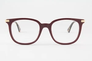 Auténticas gafas de oro tortuga borgoña Gucci GG0110O 006 49 mm Italia - Imagen 1 de 6