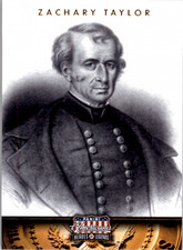 2012 Americana Heroes and Legends Multi-Sport Card #12 Zachary Taylor