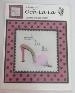 Cross Stitch Sole Mates Ooh La La Shoe Pattern by Green Apple Co. New - Picture 1 of 4