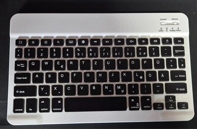 HB030B Universal Tastatur Bluetooth für PC, MAC, Tablet, IOS, Android - Bild 1 von 2
