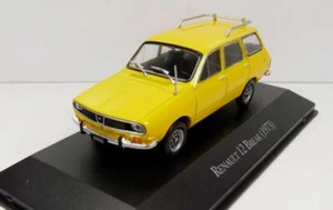 SALVAT - Voiture de 1973 couleur jaune – RENAULT 12 Break - 1/43 - MAGARG72 - Imagen 1 de 3
