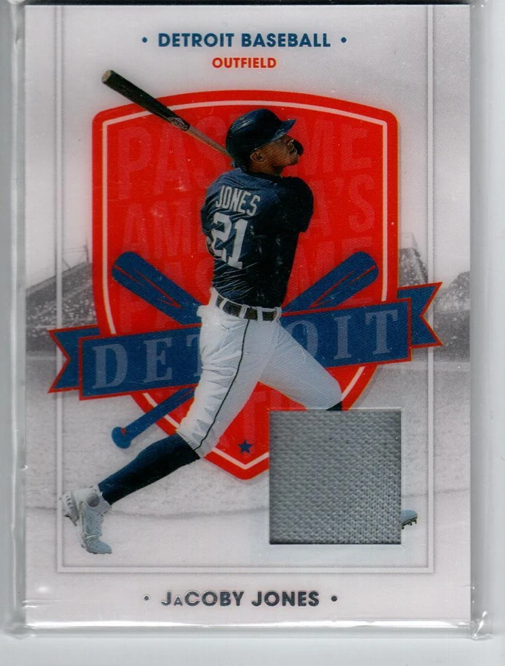 2021 Panini America's Pastime Swatches #58 Jacoby Jones - Image 1 of 1