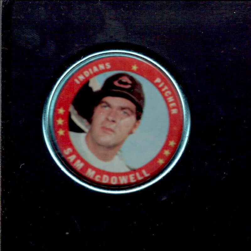 1971 Topps Coins #86 Sam McDowell   EX/EX+ J3029599