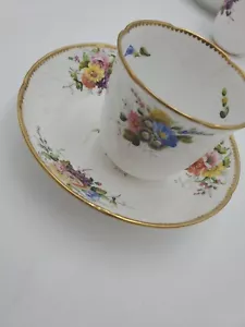 Rare 19th Century Spode 2527 Floral Cup & Saucer Bowl Regency Era- Flawed - Picture 1 of 5