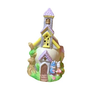 COTTONTALE COTTAGES EASTER BUNNIES Village Church - Picture 1 of 13