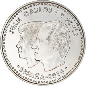[#182612] Spanien, 12 Euro, Spanish Presidency of the EU, 2010, Madrid, UNZ+, Si - Zdjęcie 1 z 2