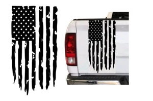 Distressed American Flag Truck Tailgate Vinyl Decal USA Sticker fits most Trucks - Picture 1 of 2