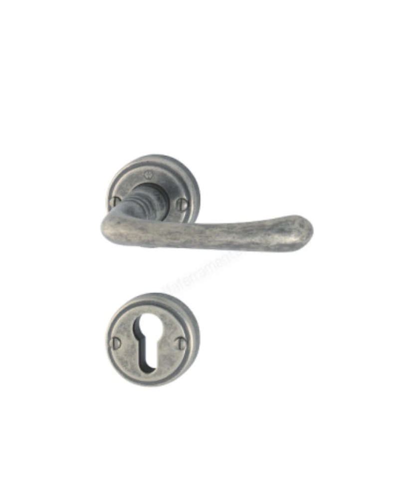 HOPPE Maniglia Porta LISBOA Arg Antic M173/15K-2/15KS-2|Grt. roset bocch Stret - Immagine 1 di 1