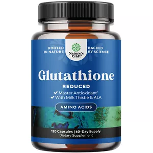 Best Glutathione Supplement -Natural Skin Whitening Anti-Aging Benefits Reduced - Picture 1 of 8