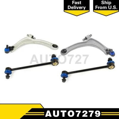 Kit de eslabones de barra estabilizadora de brazo de control delantero y rótula 4 piezas para Chevrolet Cobalt Foto 1 de 4