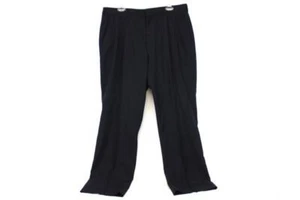 Murphy & Hartelius Navy Blue Dress Slacks Pants 38R Wool Blend Pre-Owned - Picture 1 of 3