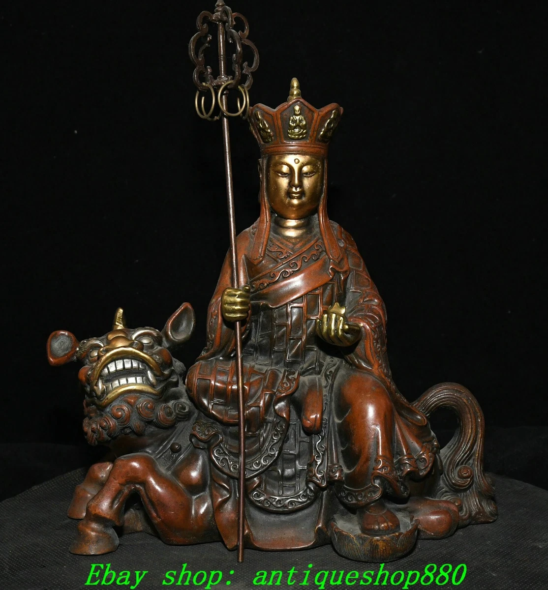 中国古董铜佛雕像和雕像| eBay