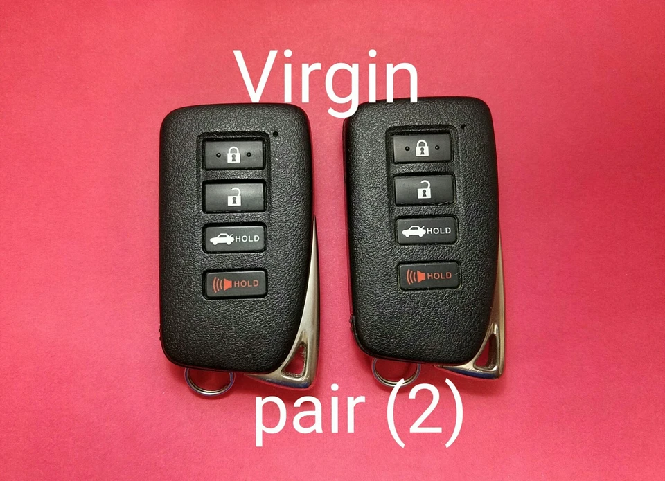 Pair(2) of VIRGIN Unlocked OEM Lexus SmartKey Prox Keyless Lot HYQ14FBA AG Board - Image 1 of 4