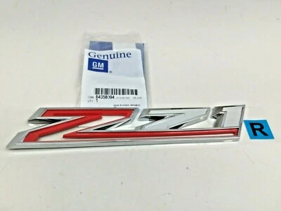 Chevrolet Silverado 2500 3500 Z71 2020-2022 guardabarros del pasajero delantero placa de identificación OEM Foto 1 de 4