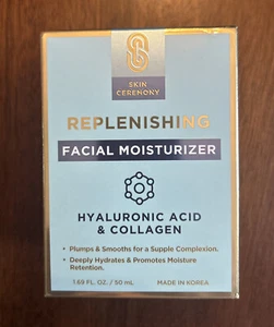 Skin Ceremony Facial Moisturizer (Hyaluronic & Collagen) 1.69 oz 50mL - Picture 1 of 3