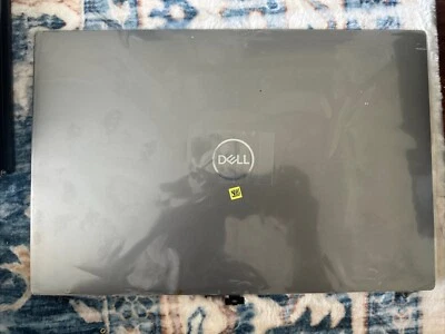 New  Dell XPS 9500 Precision 5550 LCD Back Cover+LCD Hinges 0P4NT2 Space Gray - Image 1 of 2