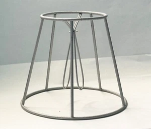 1 Clip-on Wire Shade Frame for Chandeliers & Sconces, DIY Industrial lamp shade - Picture 1 of 7