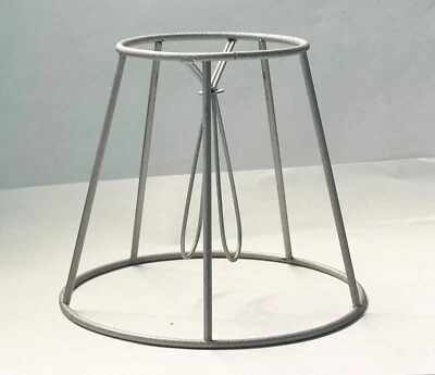 1 Clip-on Wire Shade Frame for Chandeliers & Sconces, DIY Industrial lamp shade - Image 1 of 4