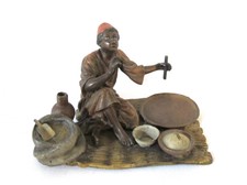 Antique Vienna bronze arab merchant (#955)