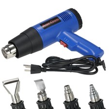1800W Multifunctional Hot Air Heat Gun Electric Power Tool with 4 Nozzles Y9R8