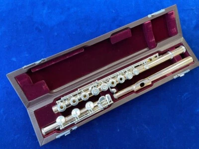 Pre Owned MURAMATSU FLUTE - 14 Karat GOLD - Repadded PERFECT - CHOICE of 3 HEADS - Image 1 of 4