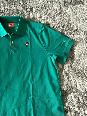 Nuevo polo de golf Nike para hombre L Tiger Woods verde Frank Neptuno CJ0880-370 Foto 1 de 4