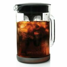 Primula Burke Cold Brew Iced Coffee Maker Glass Carafe 1.6Qt Black AA5