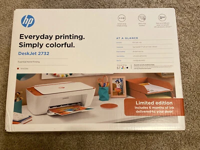 HP DeskJet 2732 Wireless All-in-One Color Inkjet Printer Instant Ink Terracotta - Image 1 of 4