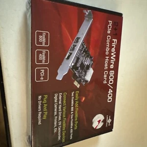 VANTEC 2+1 FireWire 800/400 PCIe Combo Host Card New - Picture 1 of 12