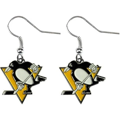 Pittsburgh Penguins Dangler Earrings Cover
