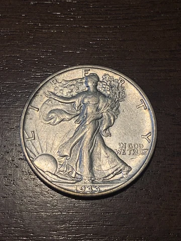 1933-s Walking Liberty Half Dollar Cover