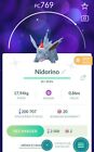 Shiny Nidorino Party Hat ! (Register Trade Or 30Day)