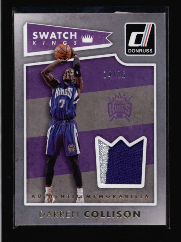 PARCHE DARREN COLLISON 2015/16 15/16 DONRUSS SWATCH KINGS 14/25 AH2290 Foto 1 de 1