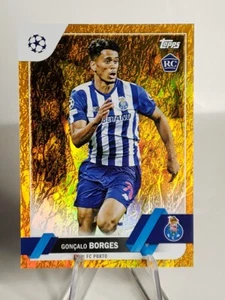 GONCALO BORGES 2023 TOPPS UEFA CHAMPIONS LEAGUE JADE NARANJA/25 SSP RC FC PORTO - Imagen 1 de 3