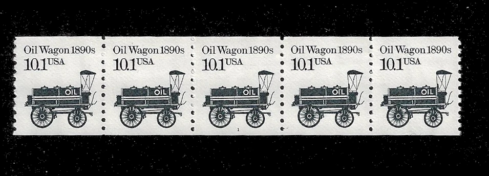 US Scott# 2131 Plate 1 Strip Of Five Mint NH - Image 1 of 1